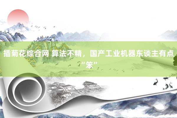插菊花综合网 算法不精，国产工业机器东谈主有点“笨”