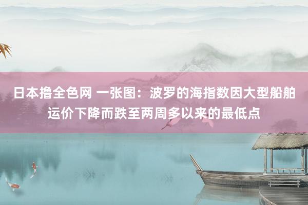 日本撸全色网 一张图：波罗的海指数因大型船舶运价下降而跌至两周多以来的最低点